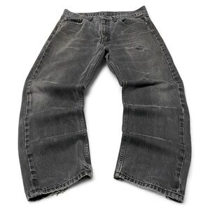 Y2k 505 Levi faded distressed black denim Jeans